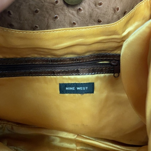 Nine West brown leather hobo bag - Picture 5 of 5